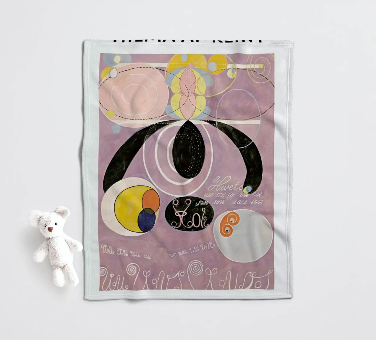 Hilma af Klint - The Ten Largest, No. 6 II coperta in pile da Vintage by JUNIQE