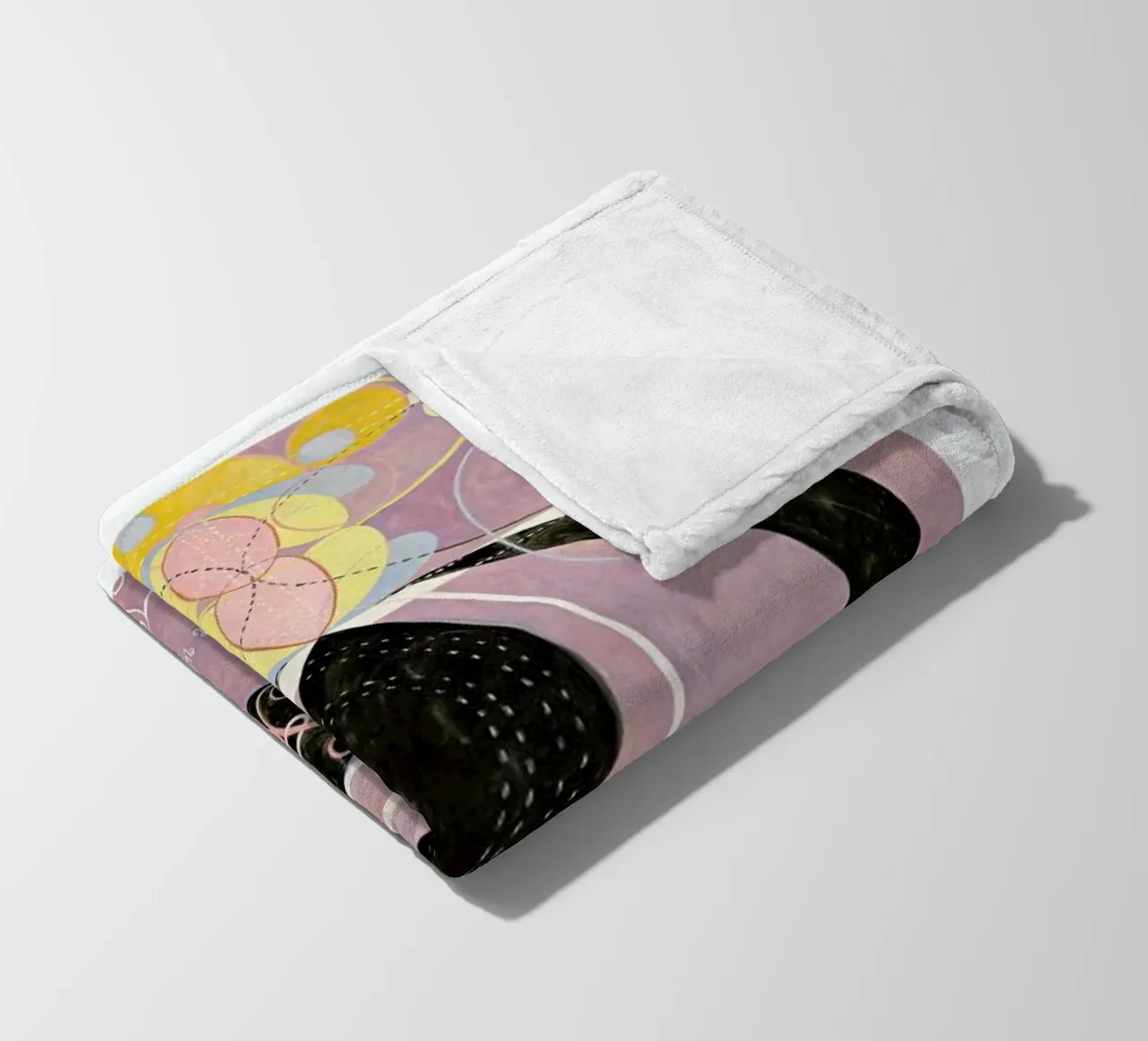 Hilma af Klint - The Ten Largest, No. 6 II coperta in pile da Vintage by JUNIQE