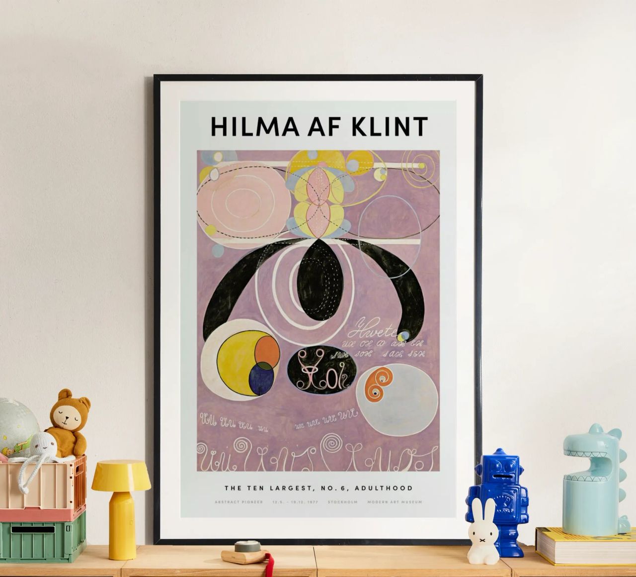 Hilma af Klint - The Ten Largest, No. 6 II poster de Vintage by JUNIQE