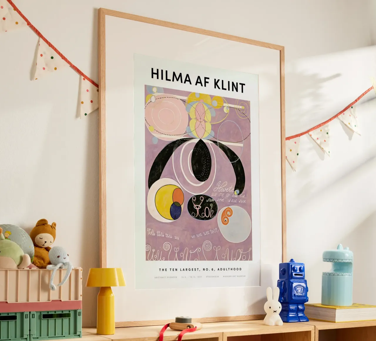 Hilma af Klint - The Ten Largest, No. 6 II carta hahnemühle da Vintage by JUNIQE