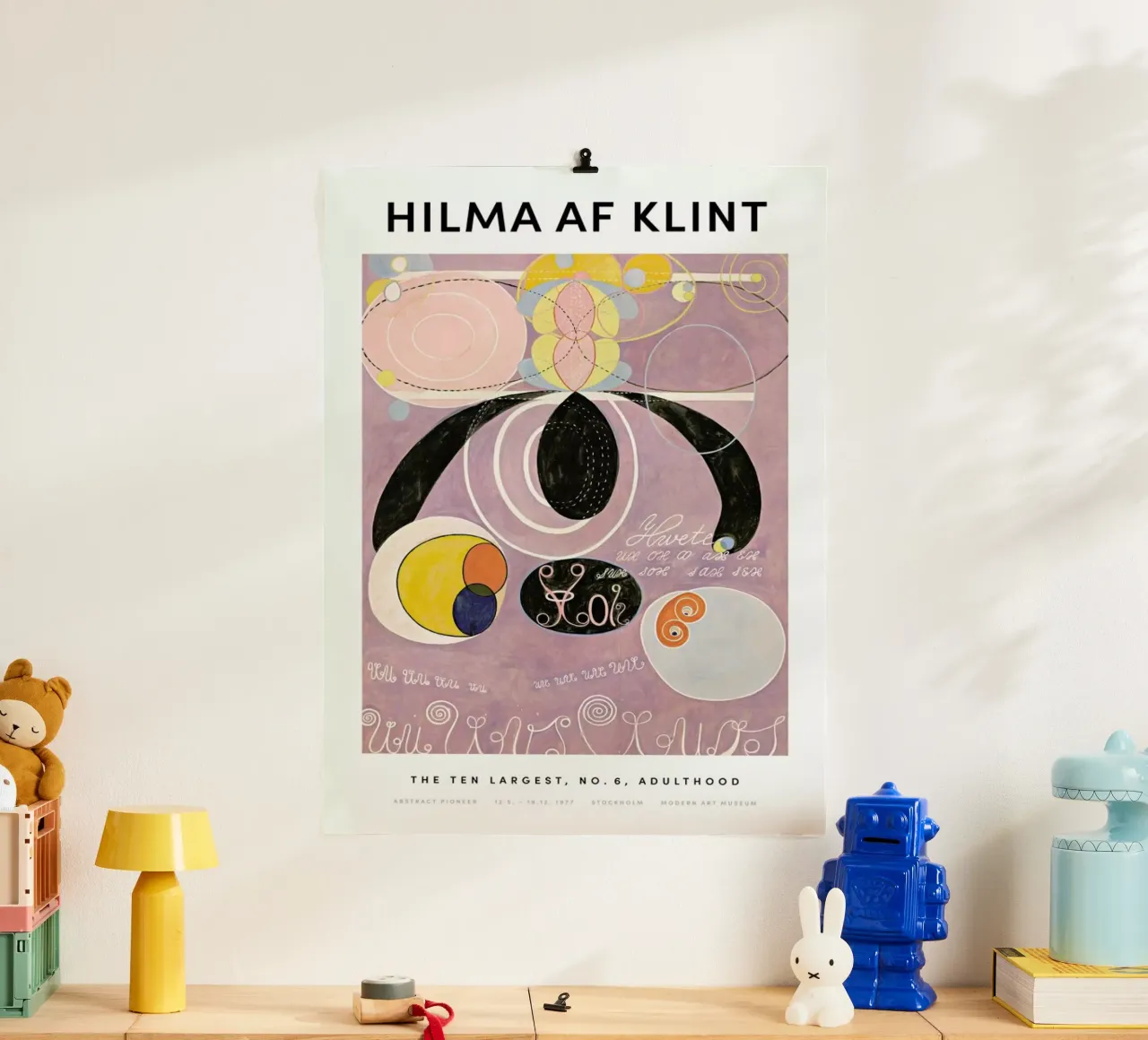 Hilma af Klint - The Ten Largest, No. 6 II carta hahnemühle da Vintage by JUNIQE