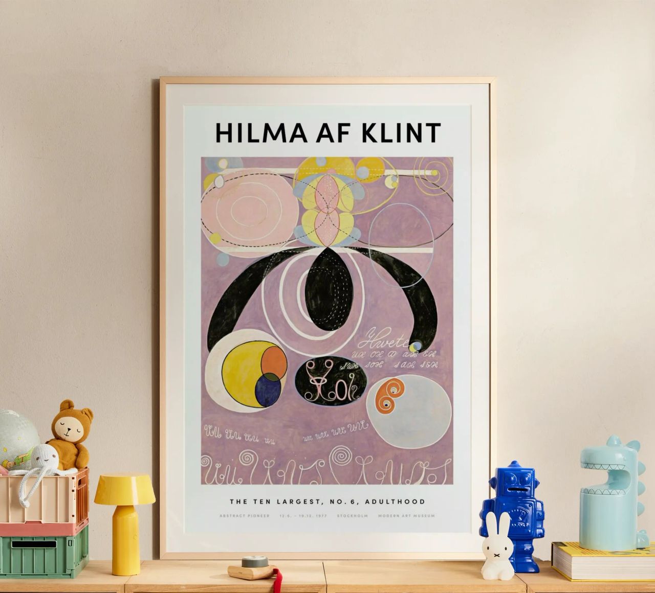 Hilma af Klint - The Ten Largest, No. 6 II poster de Vintage by JUNIQE