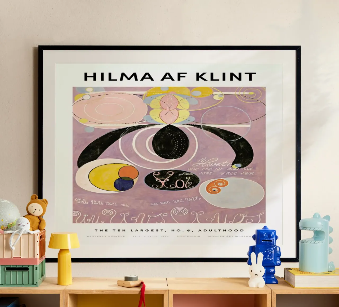 Hilma af Klint - The Ten Largest, No. 6 II carta hahnemühle da Vintage by JUNIQE