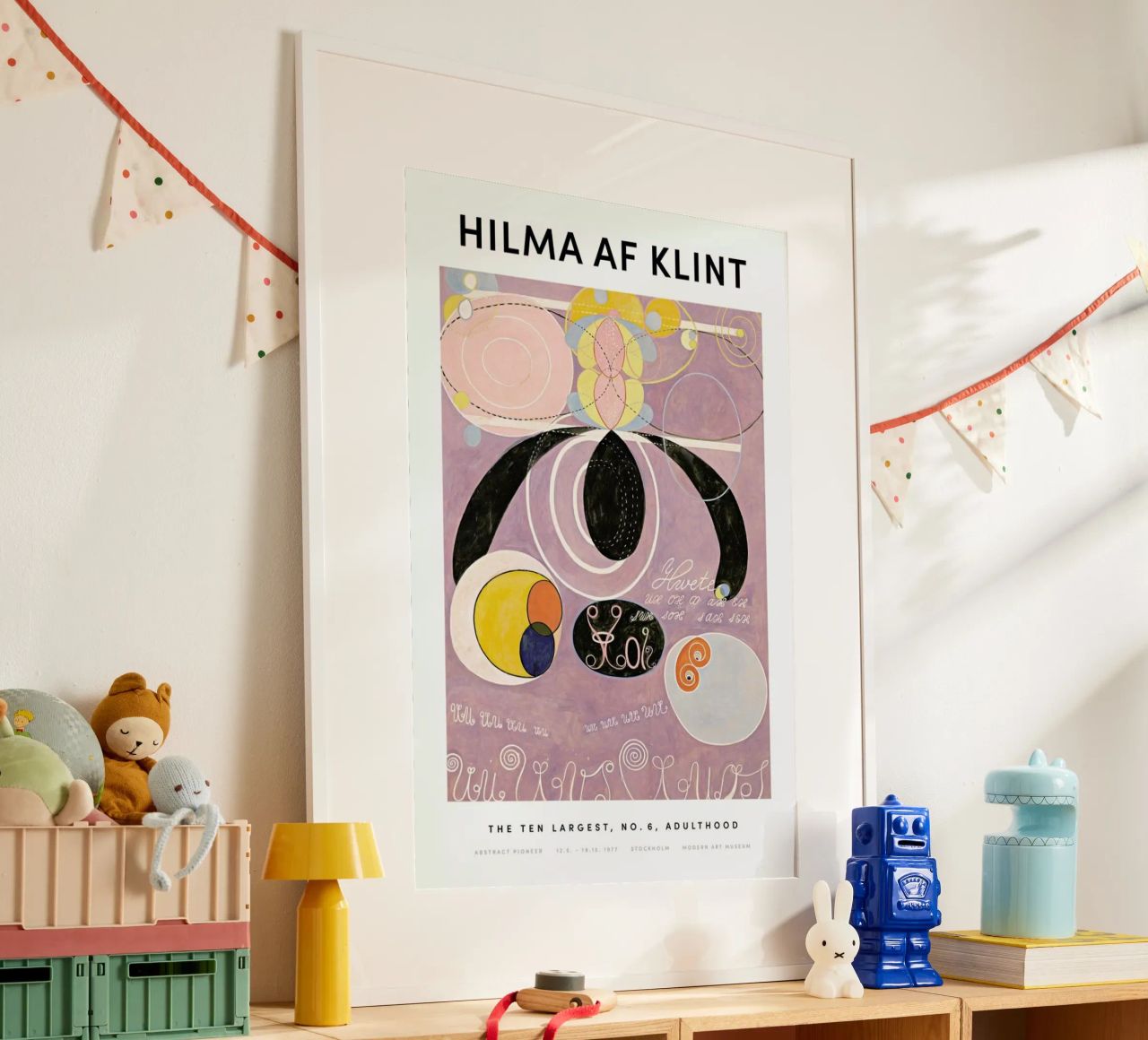 Hilma af Klint - The Ten Largest, No. 6 II poster de Vintage by JUNIQE