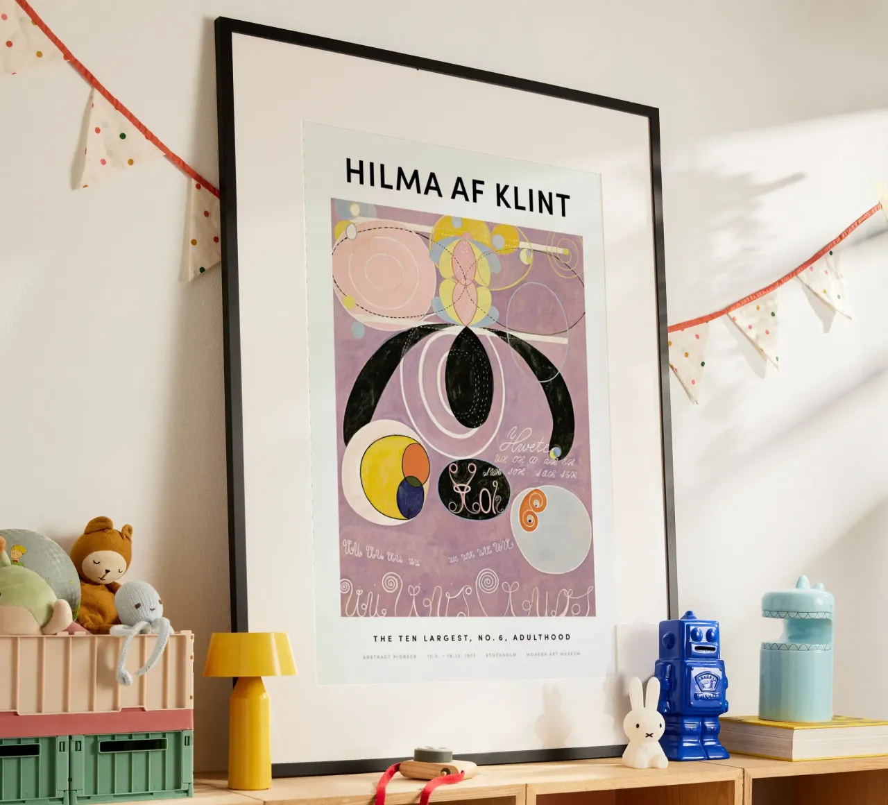 Hilma af Klint - The Ten Largest, No. 6 II carta hahnemühle da Vintage by JUNIQE