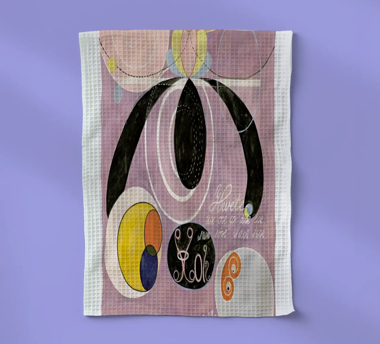 Hilma af Klint - The Ten Largest, No. 6 II tea towel by Vintage by JUNIQE