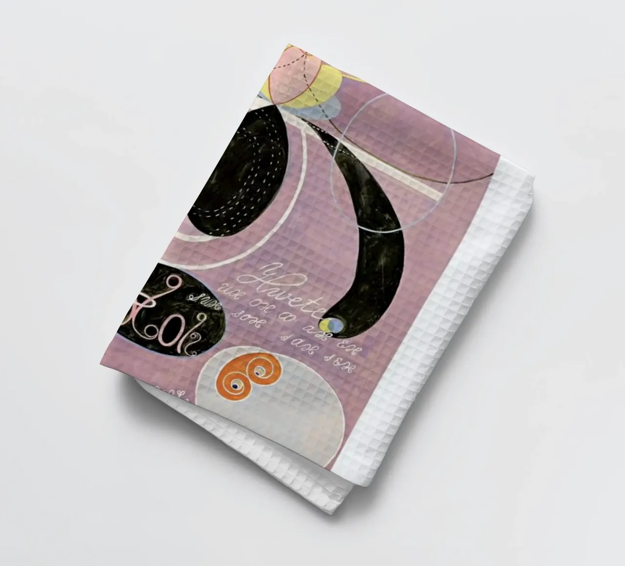 Hilma af Klint - The Ten Largest, No. 6 II theedoek van Vintage by JUNIQE