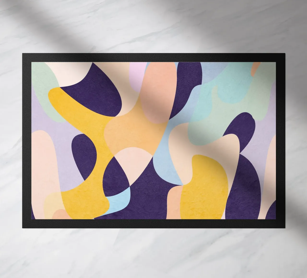 New waves doormat by Abstract 888