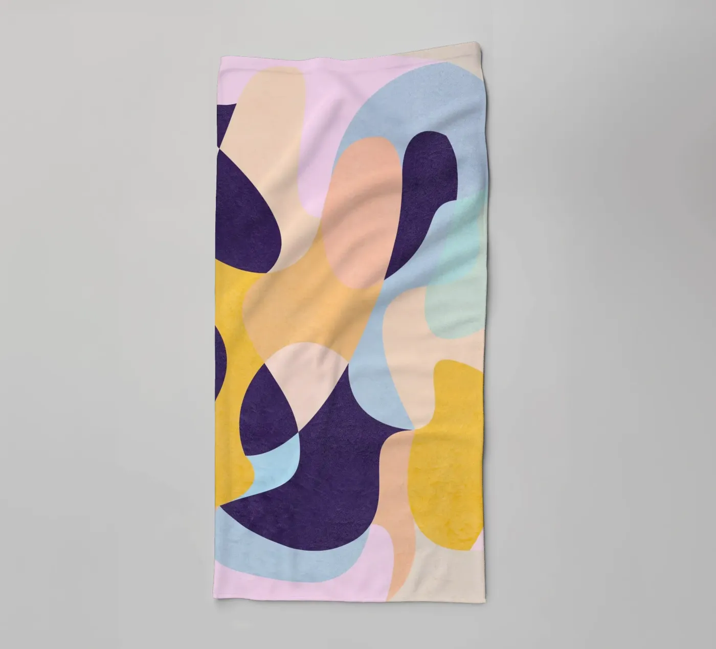 New waves towel by Lines Inside