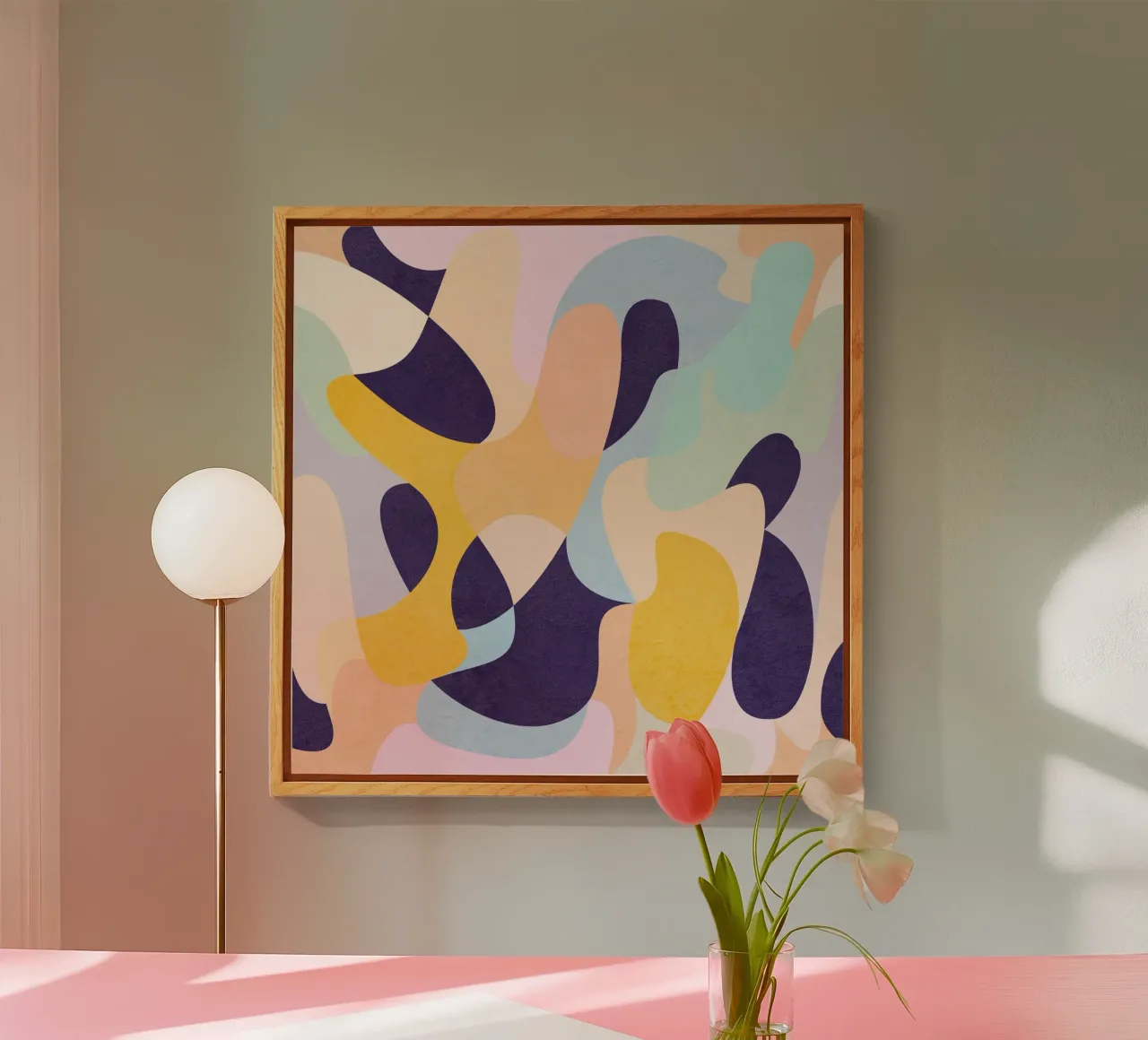 New waves plexiglas de Abstract 888