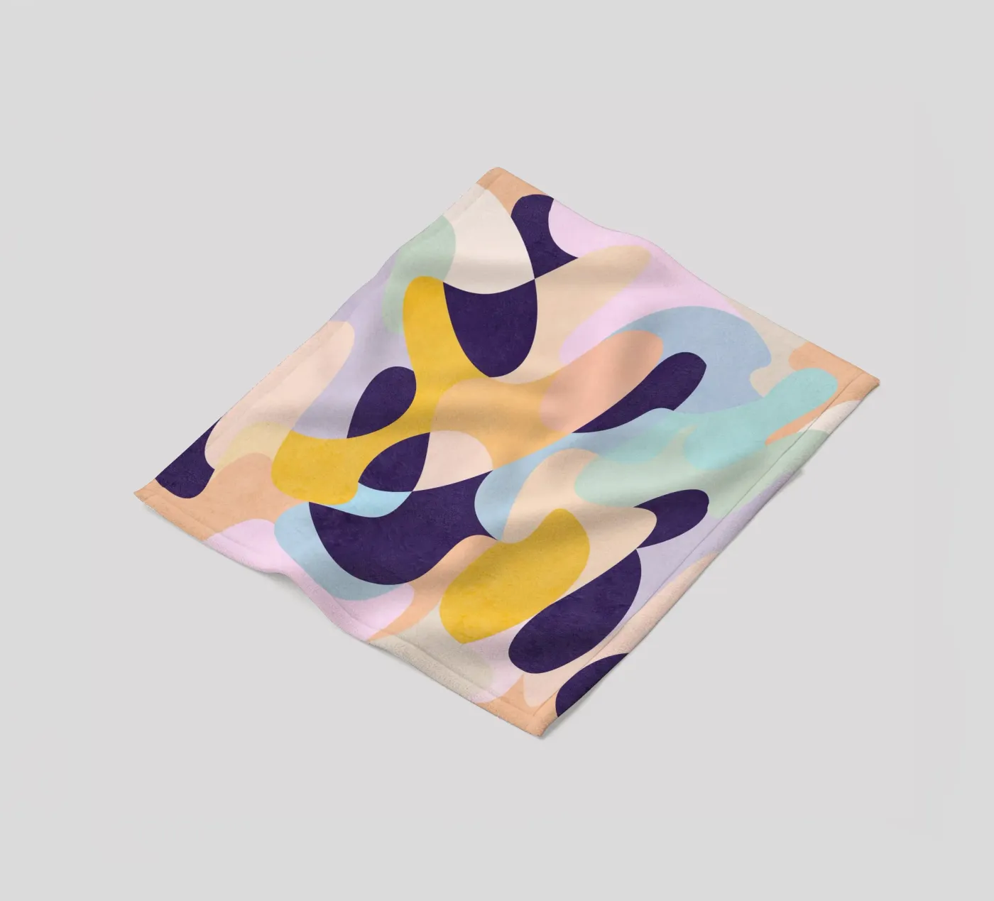 Nieuwe golven fleecedeken van Abstract Joy