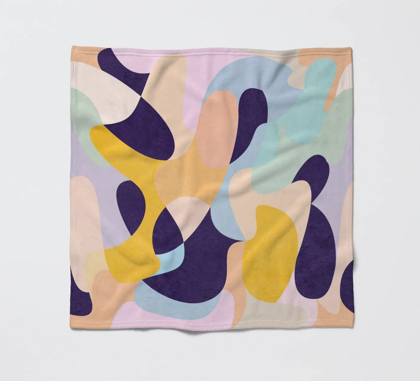 Nieuwe golven fleecedeken van Abstract Joy