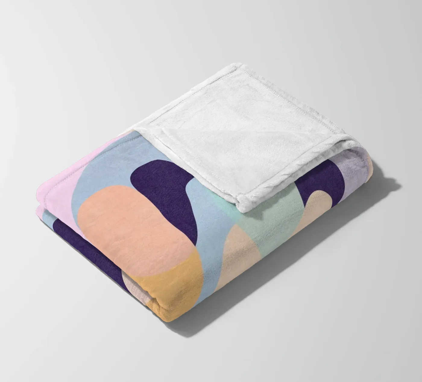 Nieuwe golven fleecedeken van Abstract Joy