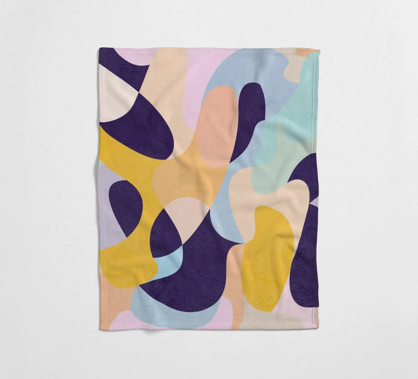 Nieuwe golven fleecedeken van Abstract Joy