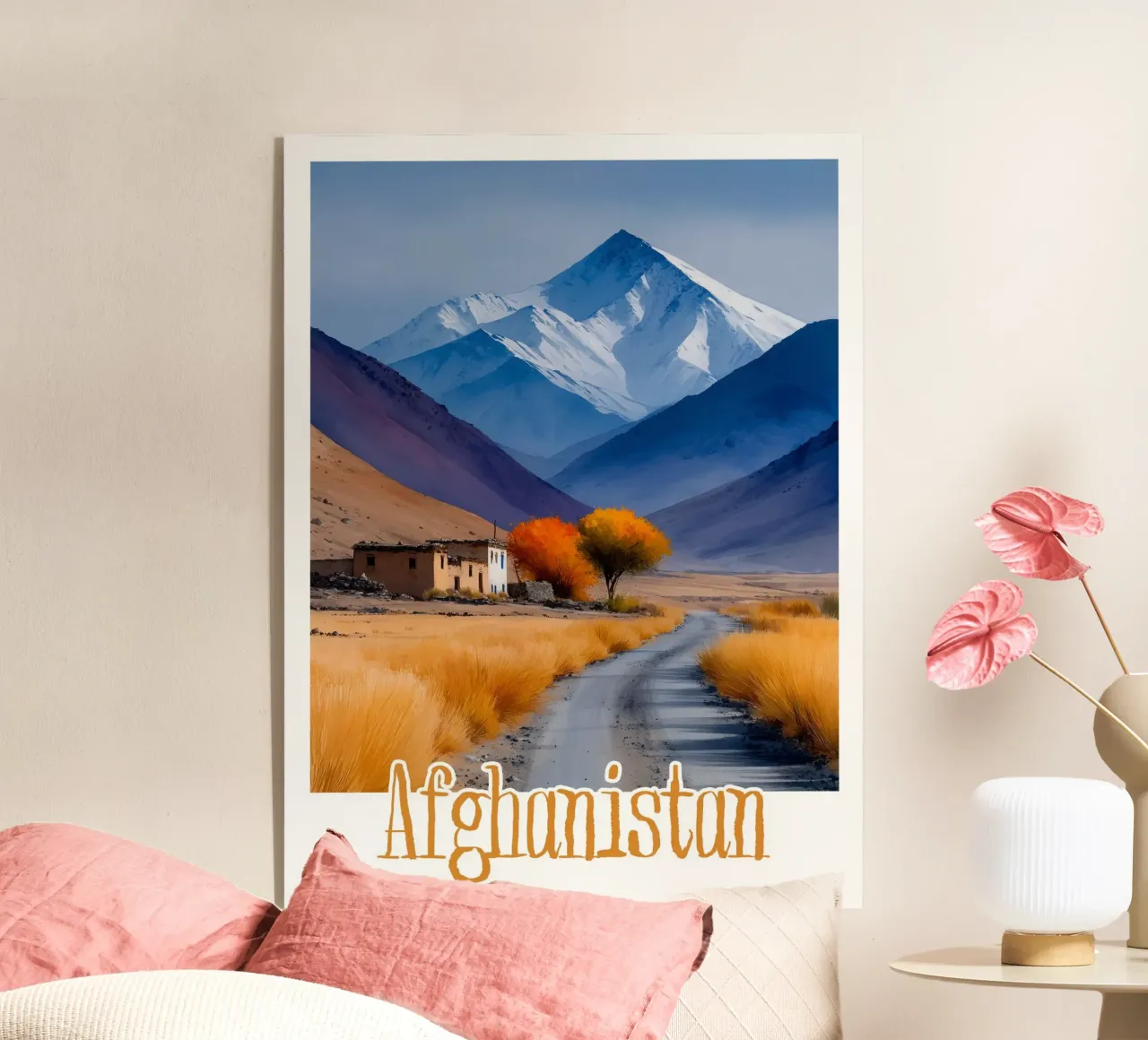 Affiche Afghanistan acrylic glass by Frame the World