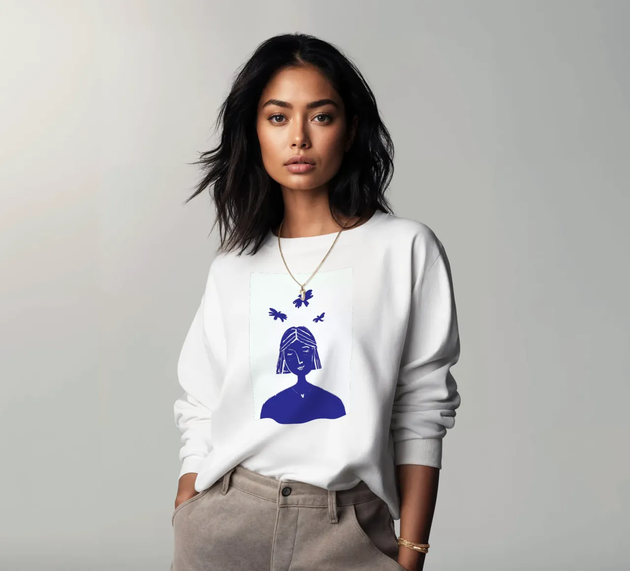 Hovering Blue felpa da Graphite