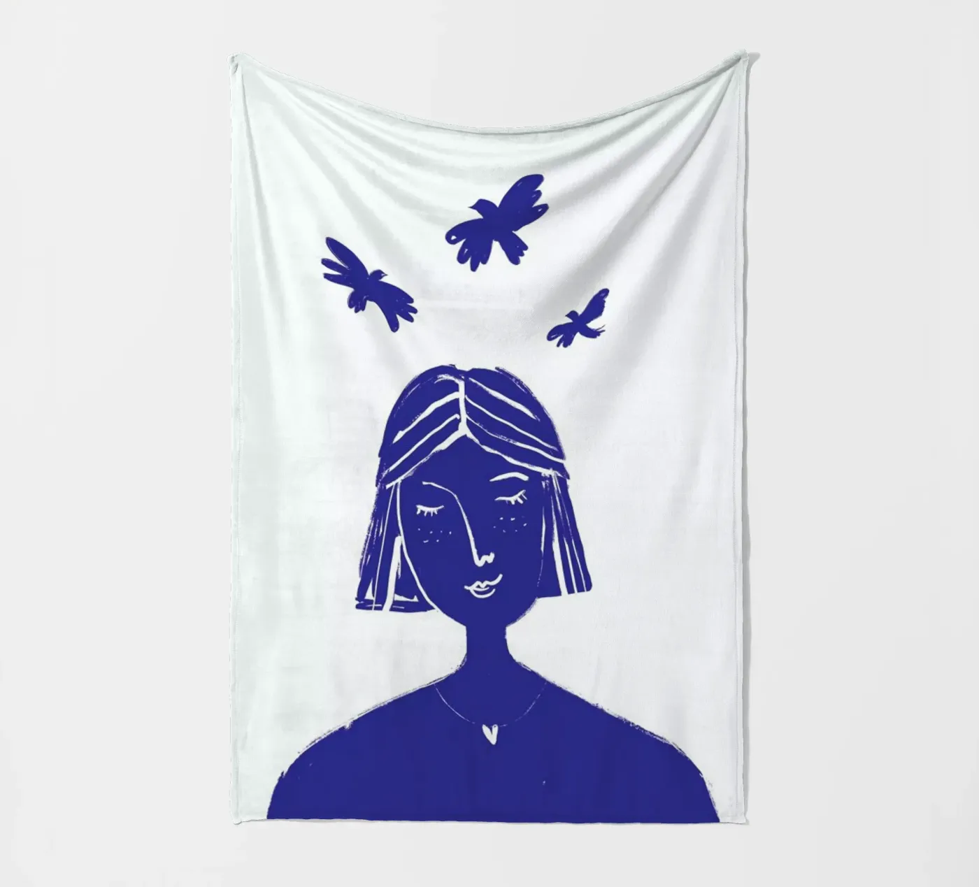 Hovering Blue coperta in pile da Graphite