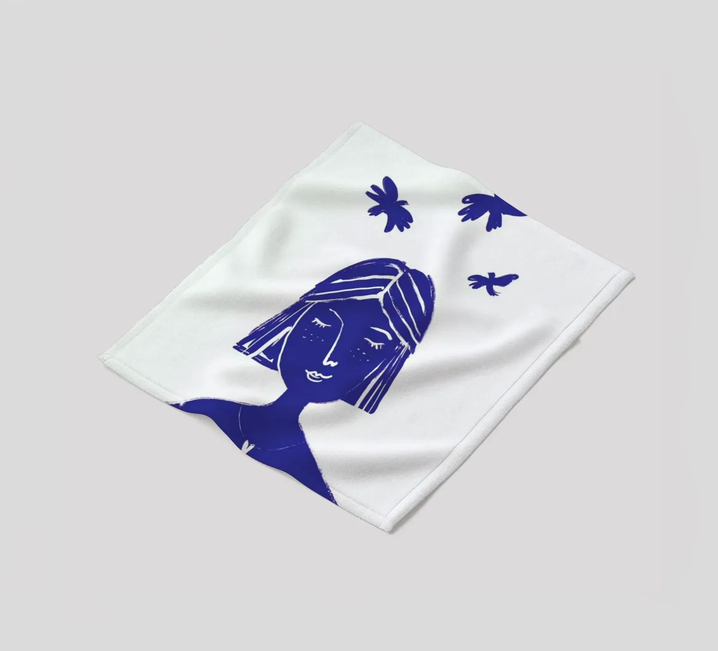 Hovering Blue coperta in pile da Graphite