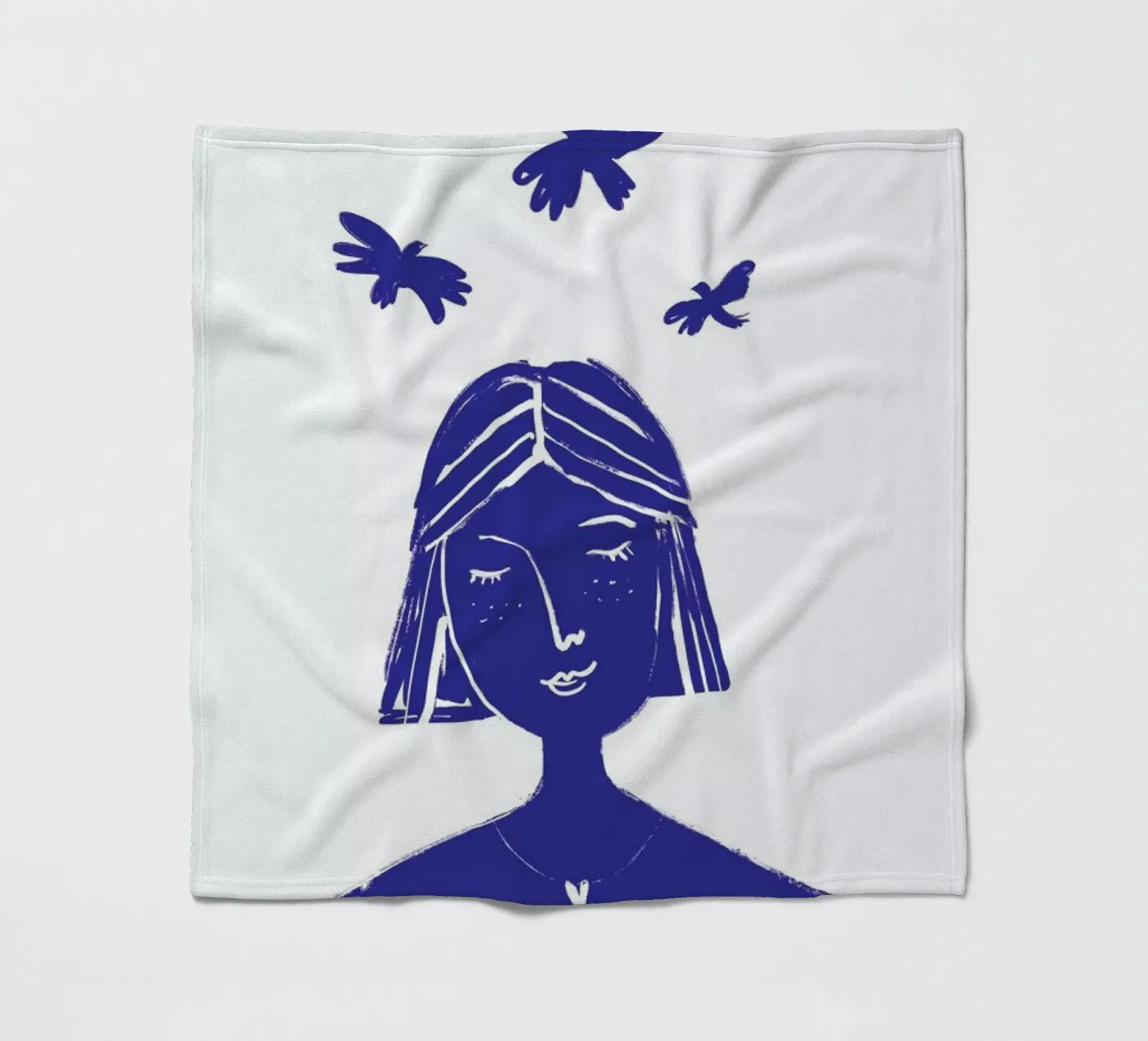 Hovering Blue coperta in pile da Graphite