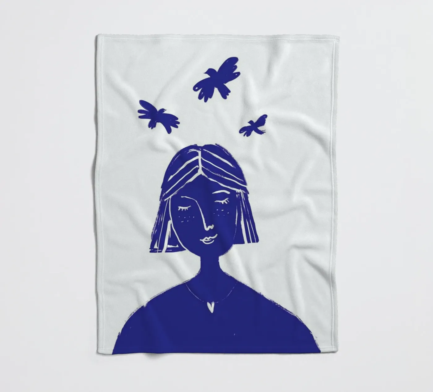 Hovering Blue coperta in pile da Graphite