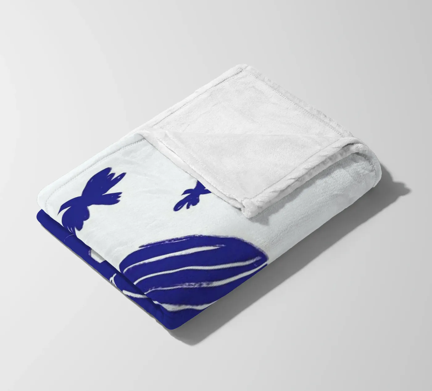 Hovering Blue Fleecedecke von Graphite
