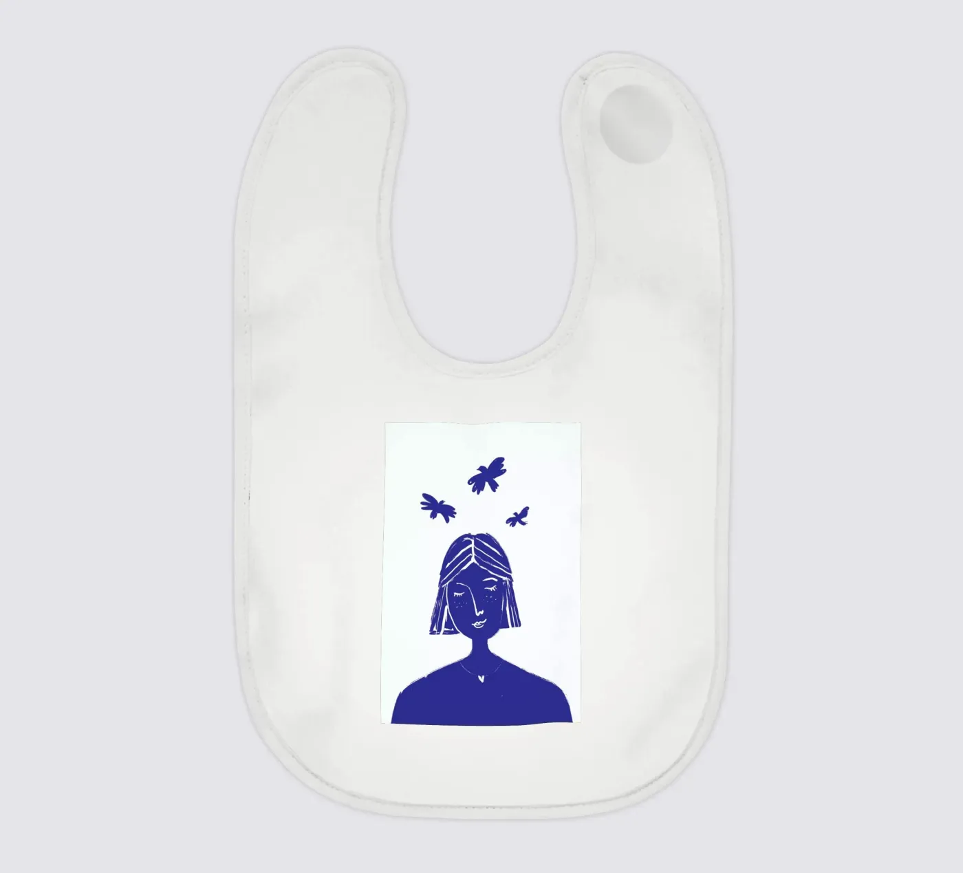 Hovering Blue baby slabbetje van Graphite