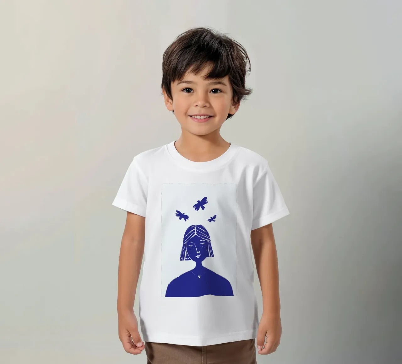 Hovering Blue t-shirt bambini da Graphite
