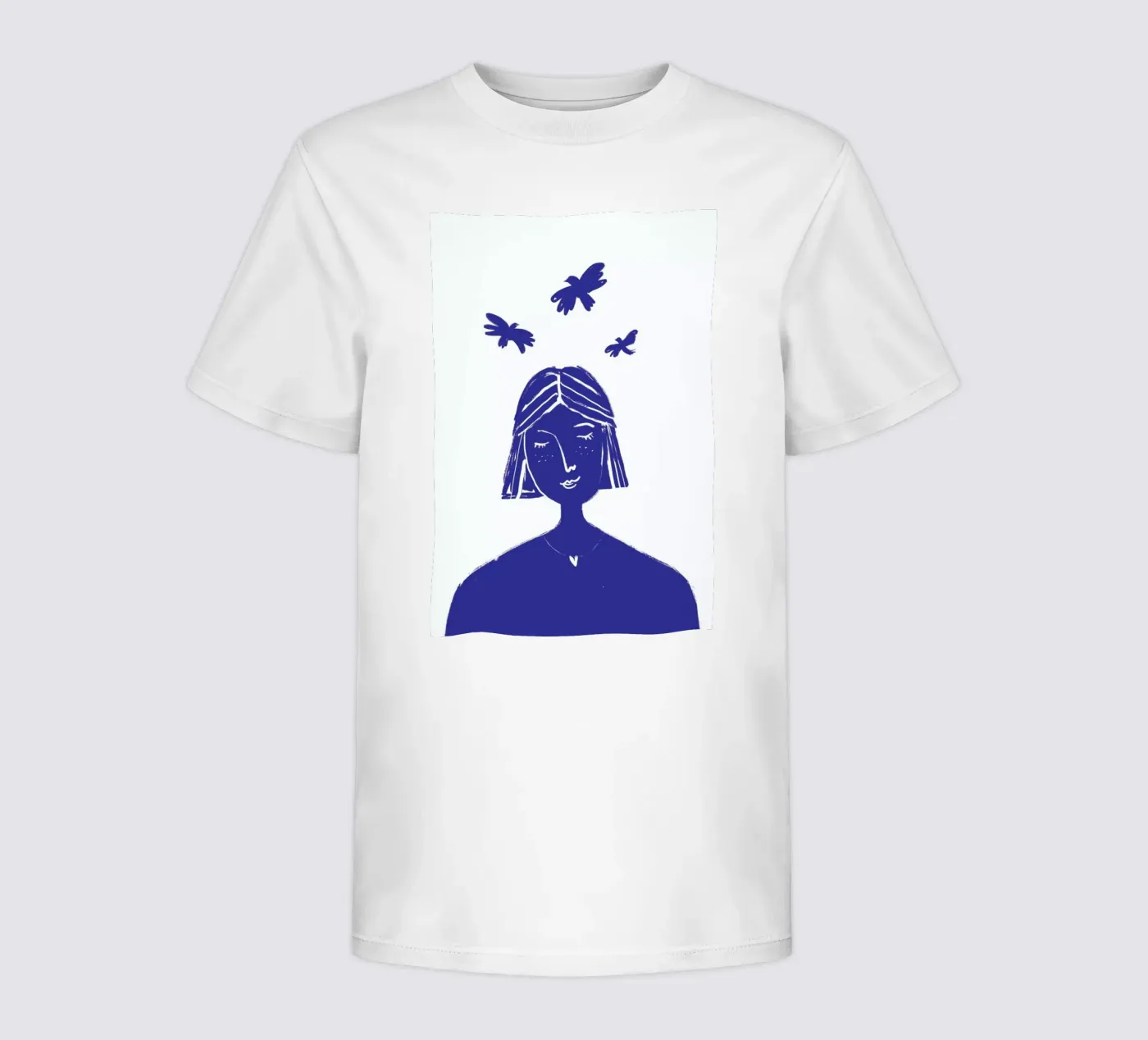Hovering Blue Kinder T-Shirt von Graphite