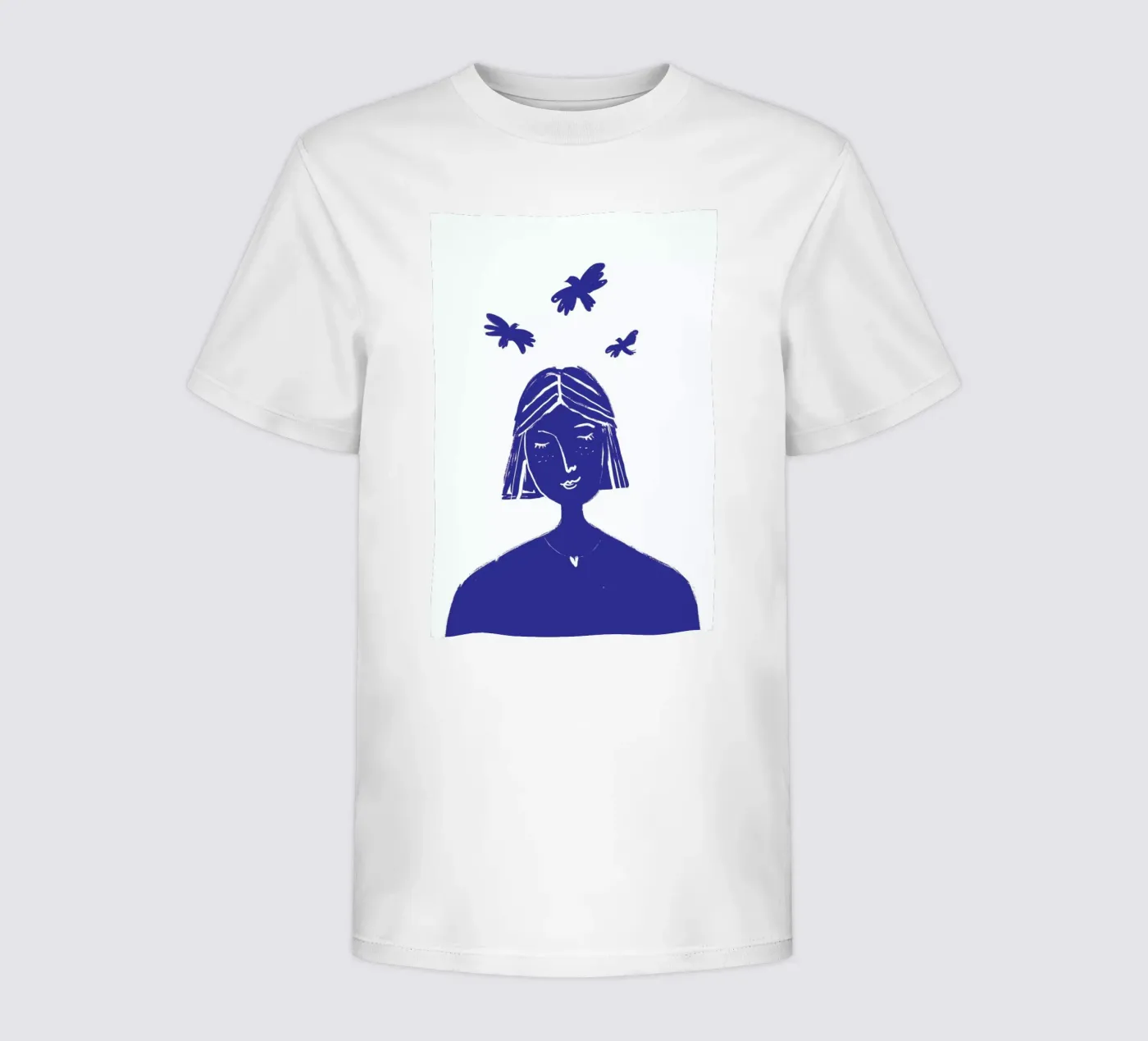 Hovering Blue kinder t-shirt van Graphite