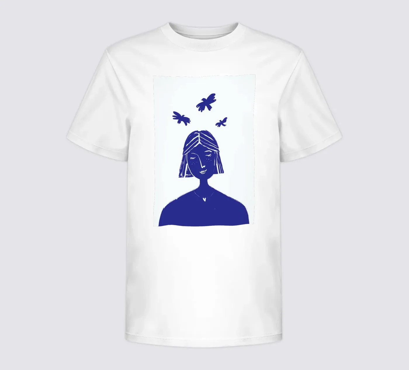 Hovering Blue Kinder T-Shirt von Graphite