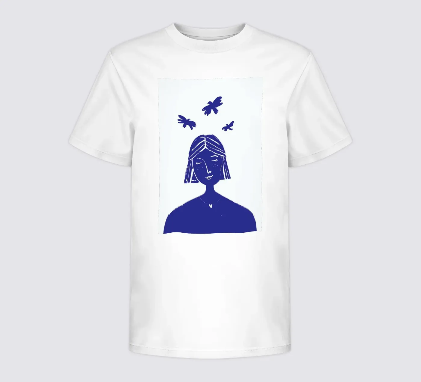 Hovering Blue kinder t-shirt van Graphite