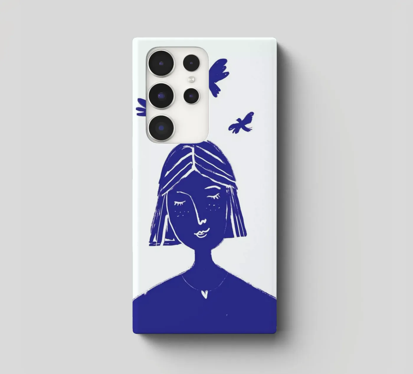 Hovering Blue cover samsung da Graphite