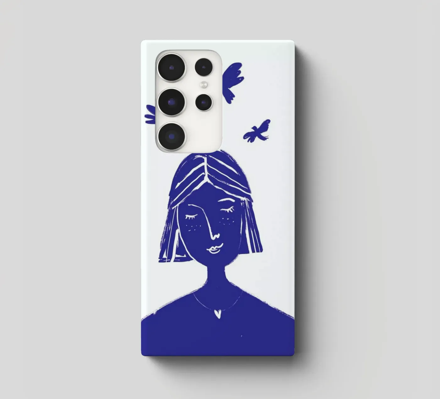 Hovering Blue cover samsung da Graphite