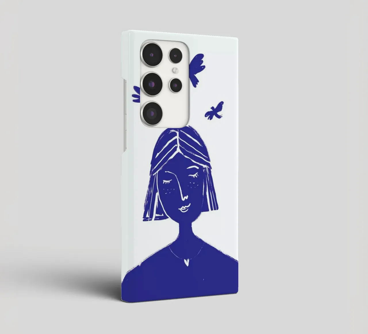 Hovering Blue cover samsung da Graphite