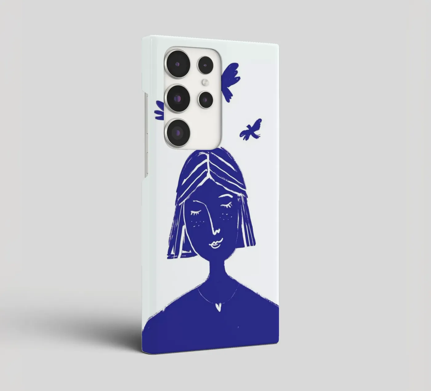 Hovering Blue cover samsung da Graphite