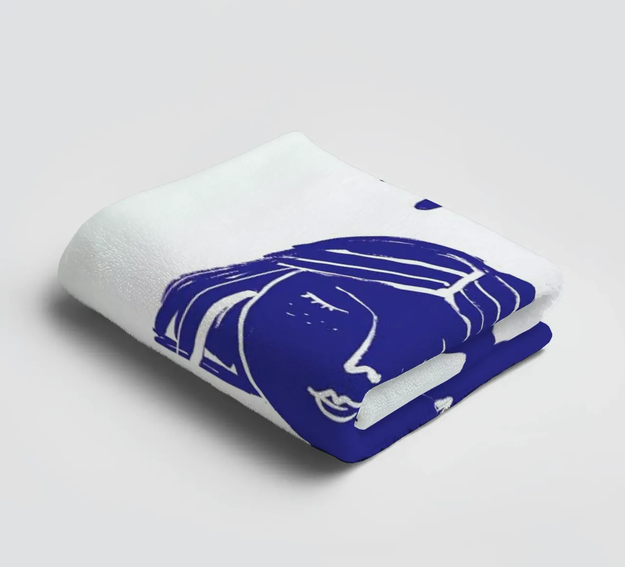 Hovering Blue badhanddoek van Graphite