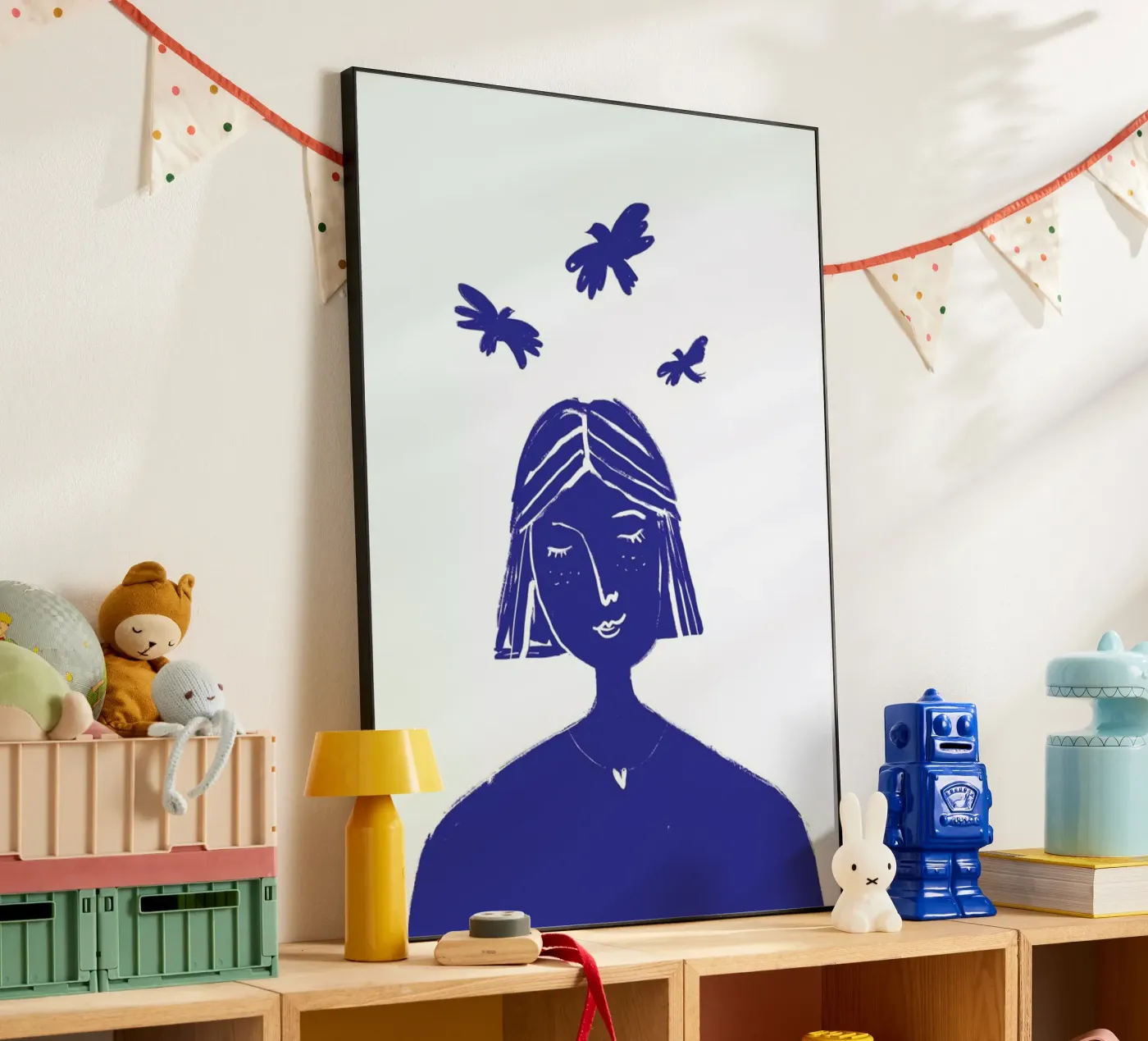 Hovering Blue forex-plaat van Graphite