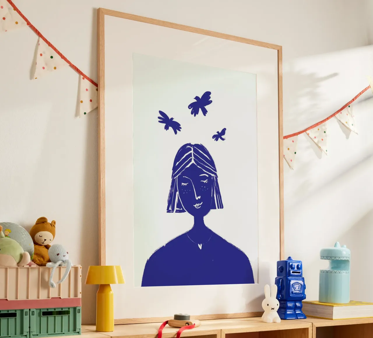 Hovering Blue poster da Graphite