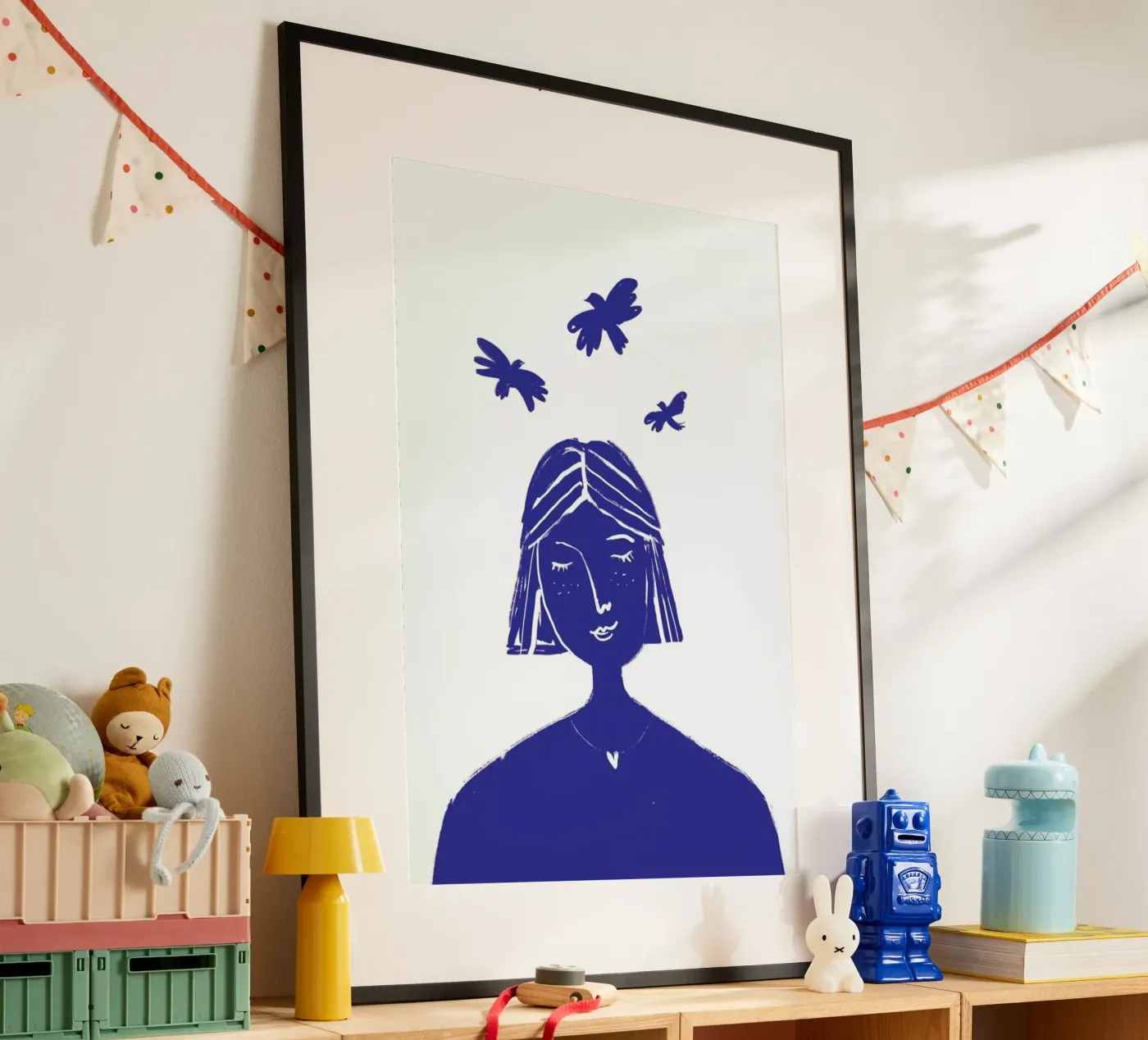 Hovering Blue poster de Graphite