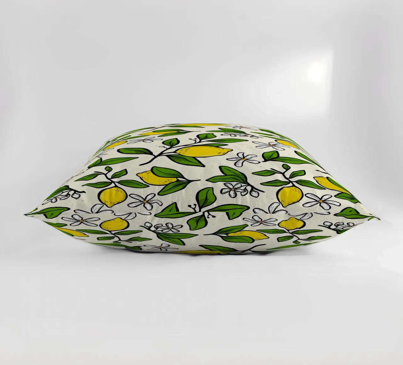 Lemon pattern cuscino da Floral by Tida