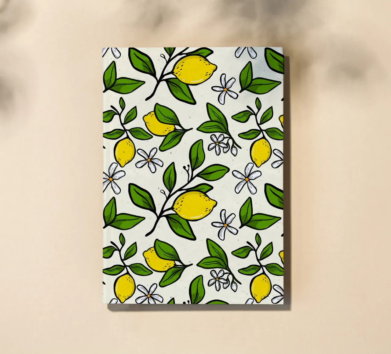 Lemon pattern diario da Floral by Tida