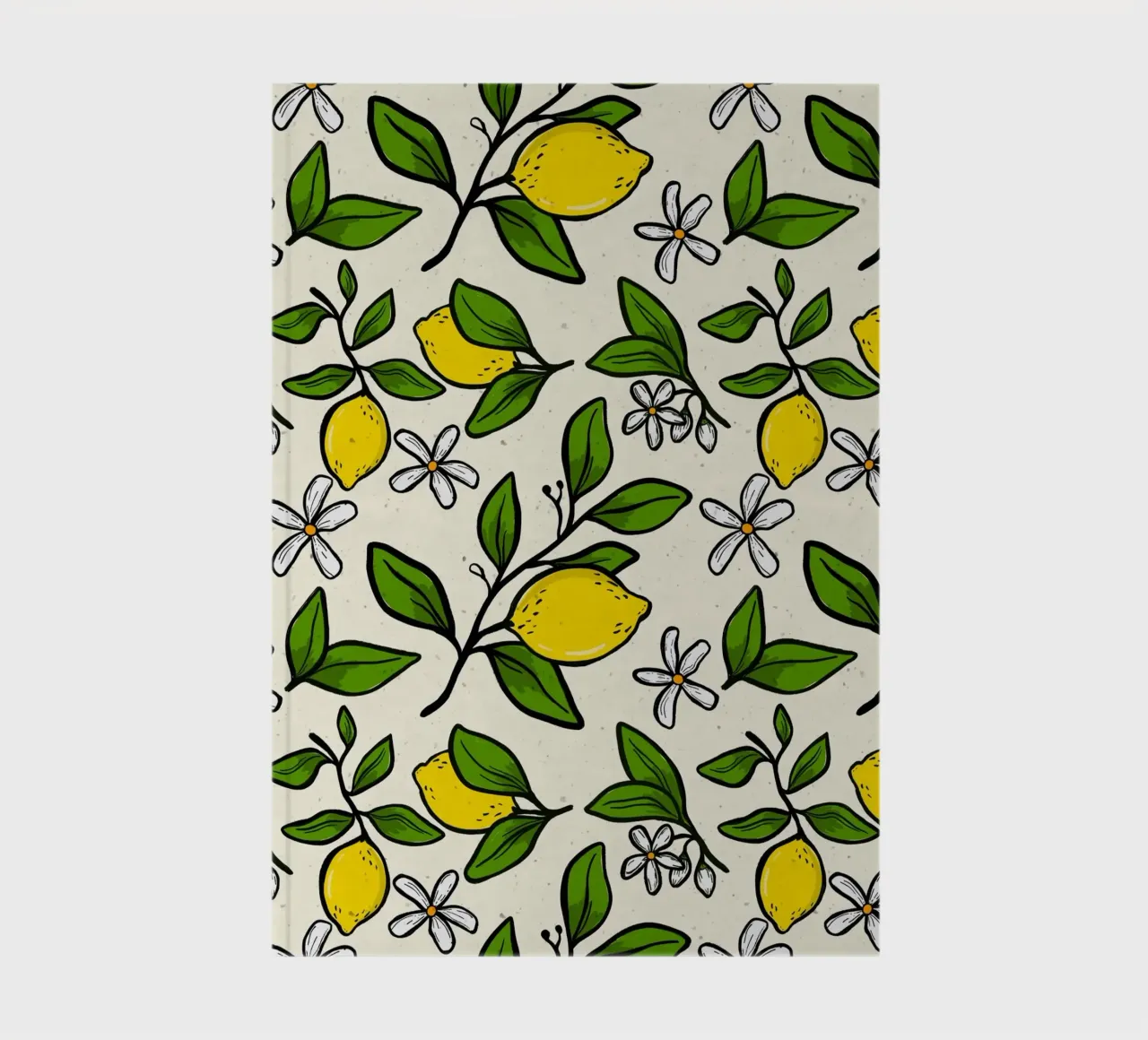 Lemon pattern diario da Floral by Tida