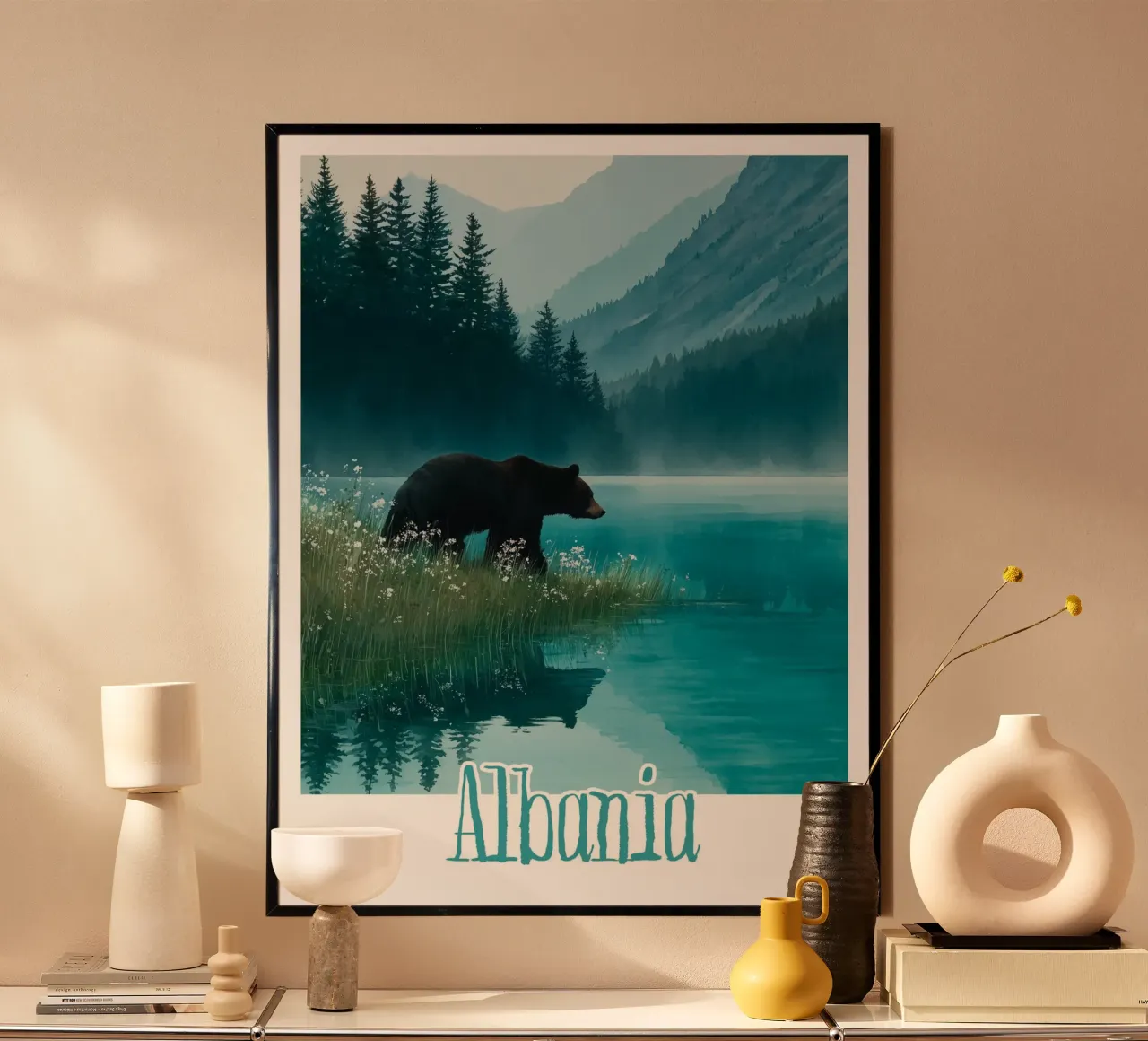 Affiche Albanie poster da Frame the World