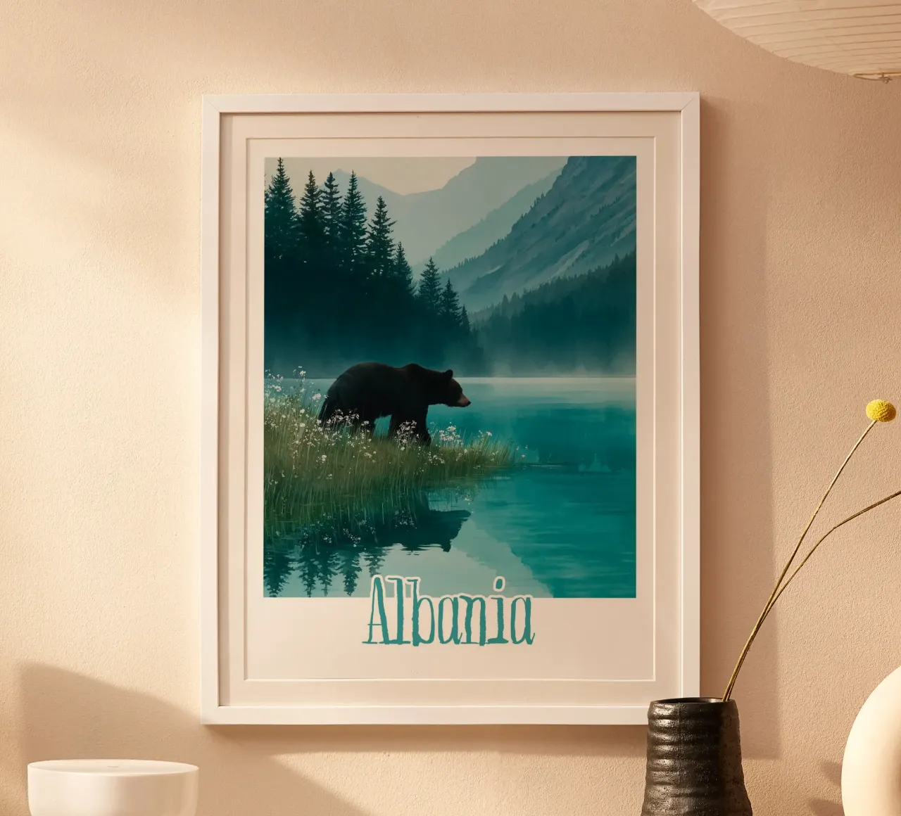 Affiche Albanie poster da Frame the World