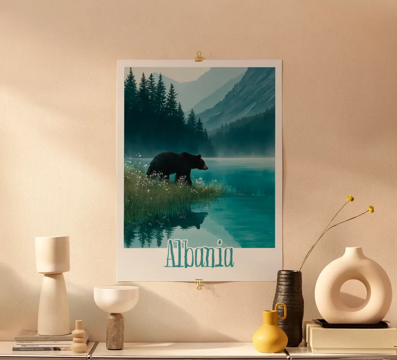 Affiche Albanie poster da Frame the World