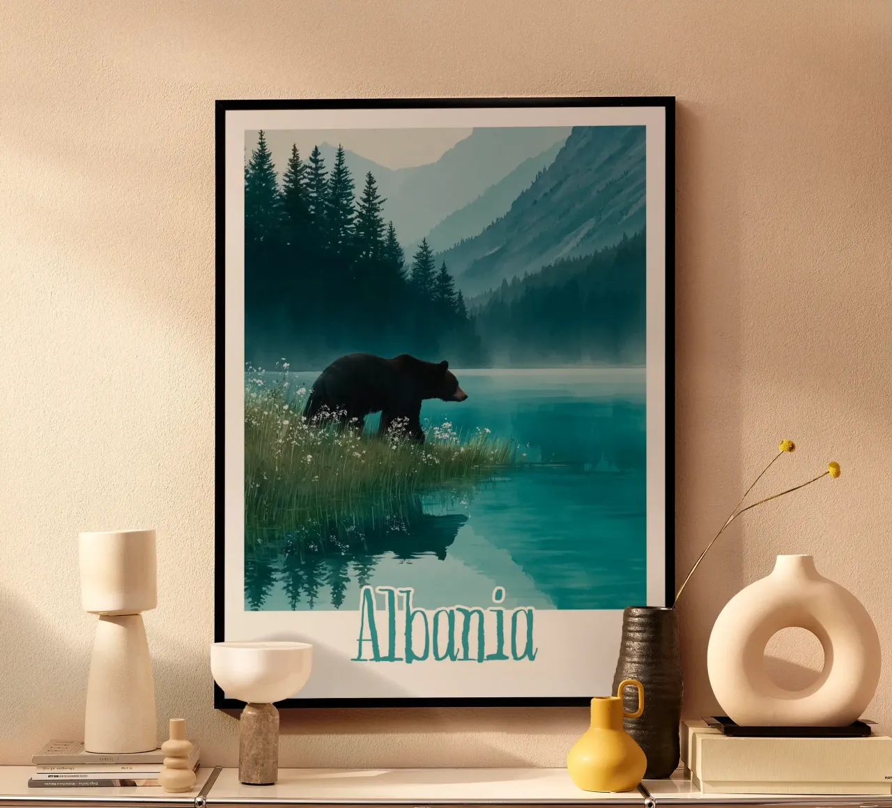 Affiche Albanie poster da Frame the World