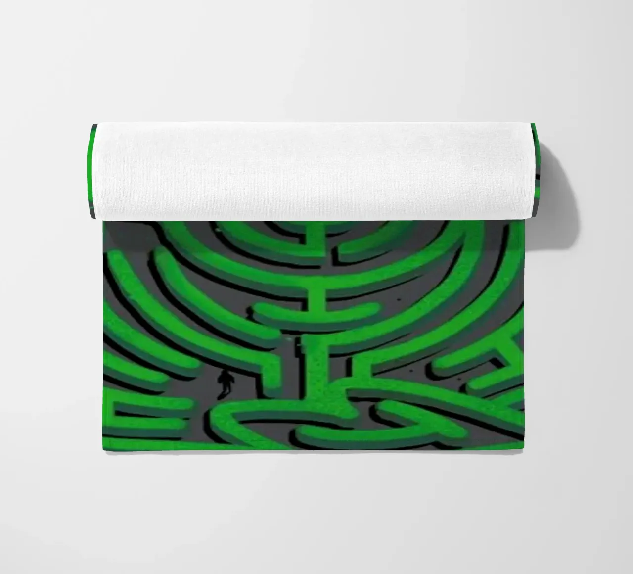 Zen Maze Meditation beach towel by Tobe Fonseca