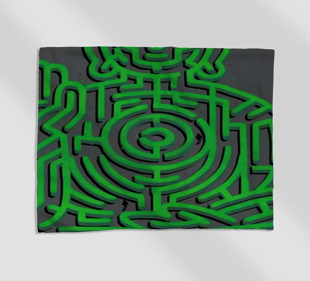 Zen Maze Meditation beach towel by Tobe Fonseca