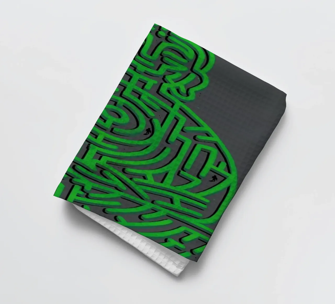 Zen Maze Meditation tea towel by Tobe Fonseca