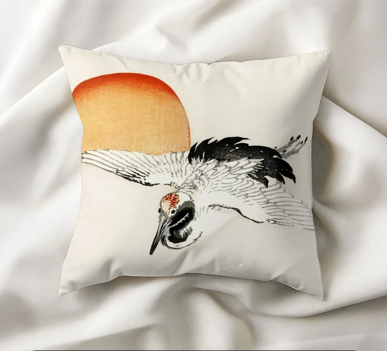 Flying crane cuscino da vintageshop